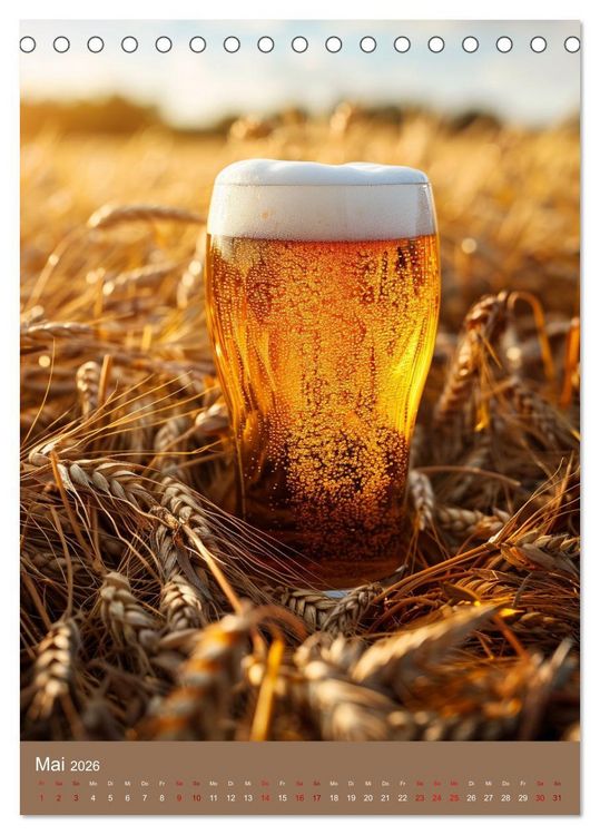 Produktbild: Bier-Liebe Von den Ahnen zu uns (Tischkalender 2026 DIN A5 hoch), CALVENDO Monatskalender
