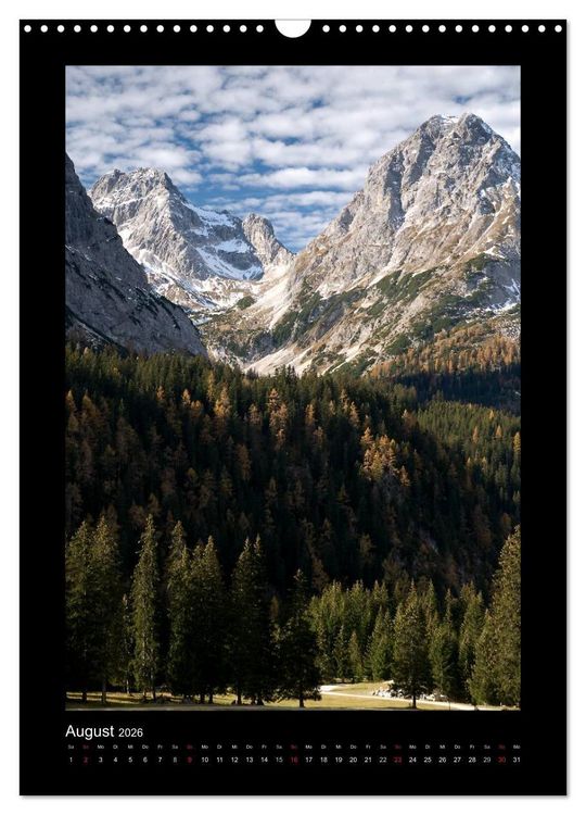 Produktbild: Landschaft im Fokus - Bayern, Tirol und S&uuml;dtirol (Wandkalender 2026 DIN A3 hoch), CALVENDO Monatskalender
