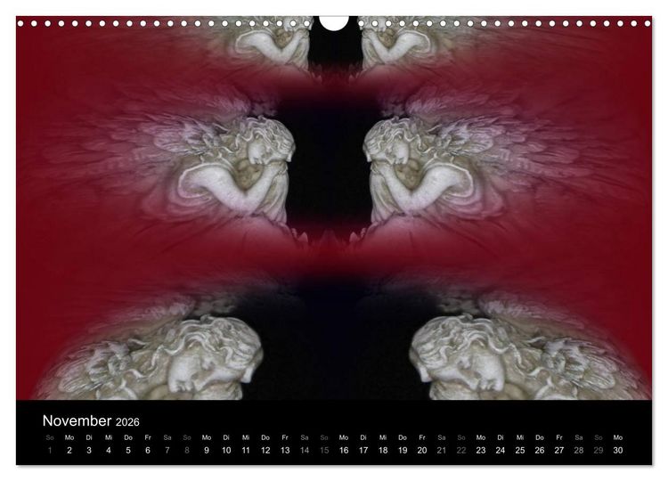 Produktbild: AUF ENGELSFL&Uuml;GELN (Wandkalender 2026 DIN A3 quer), CALVENDO Monatskalender