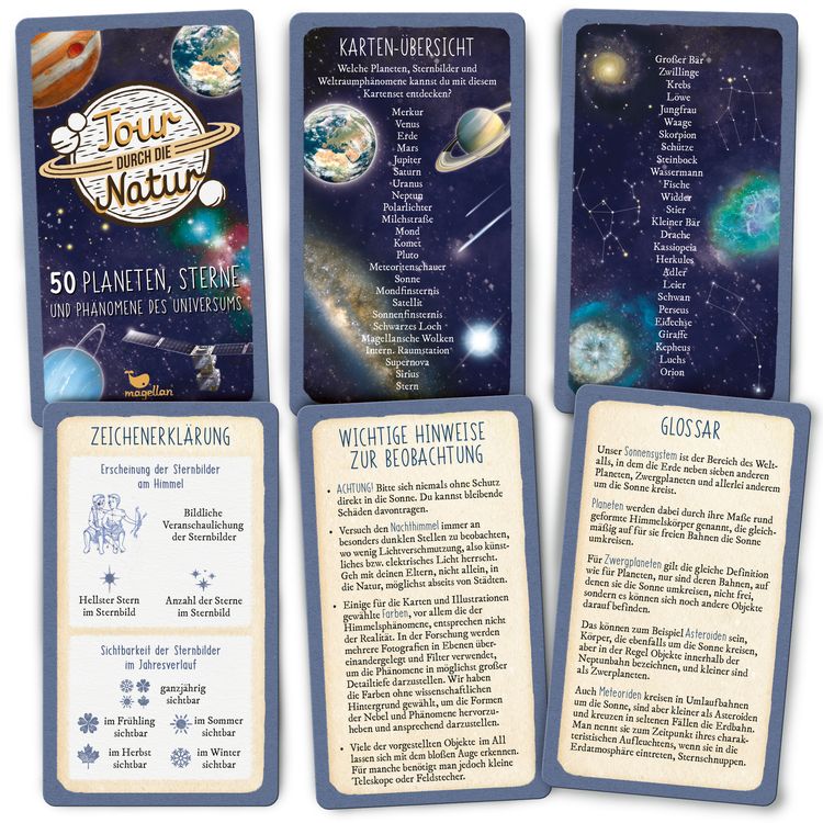 Produktbild: Tour durch die Natur - 50 Planeten, Sterne und Ph&auml;nomene des Universums