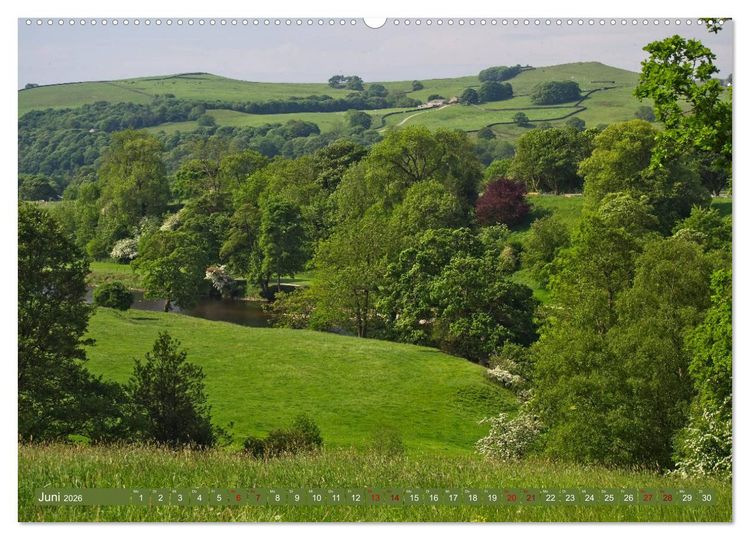 Produktbild: Yorkshire Dales, eine Landschaft zum Tr&auml;umen (hochwertiger Premium Wandkalender 2026 DIN A2 quer), Kunstdruck in Hochglanz