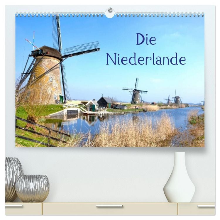 Produktbild: Die Niederlande (hochwertiger Premium Wandkalender 2026 DIN A2 quer), Kunstdruck in Hochglanz