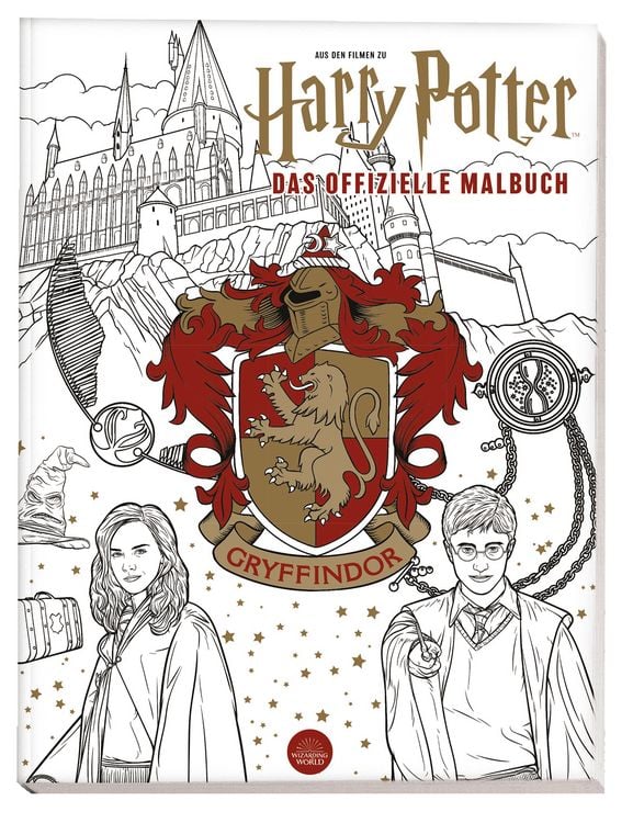 Produktbild: Aus den Filmen zu Harry Potter: Das offizielle Malbuch: Gryffindor