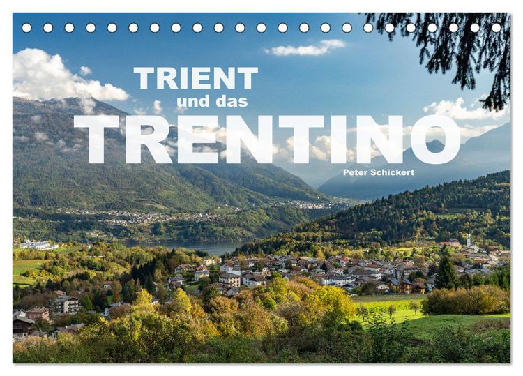 Produktbild: Trient und das Trentino (Tischkalender 2026 DIN A5 quer), CALVENDO Monatskalender