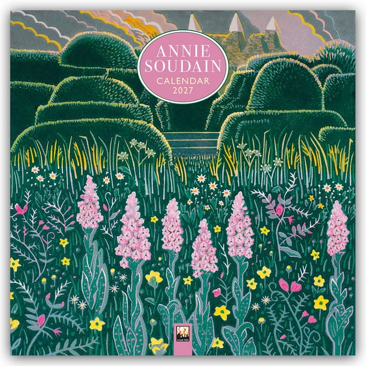 Produktbild: Annie Soudain Kunstkalender 2027 &ndash; Original Flame Tree Publishing-Kalender [Kalender]