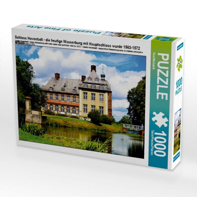 Produktbild: CALVENDO Puzzle Schloss Hovestadt - die heutige Wasserburg mit Hauptschloss wurde 1563-1572 erbaut. | 1000 Teile Lege-Gr&ouml;&szlig;e 64x48cm Foto-Puzzle f&uuml;r gl&uuml;ckliche Stunden