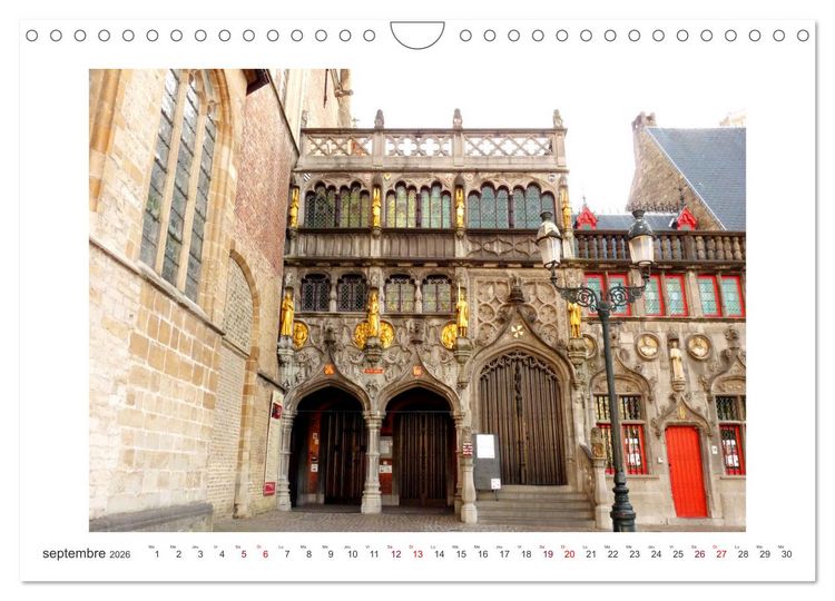 Produktbild: Profiter de Bruges (Calendrier mural 2026 DIN A4 vertical), CALVENDO calendrier mensuel