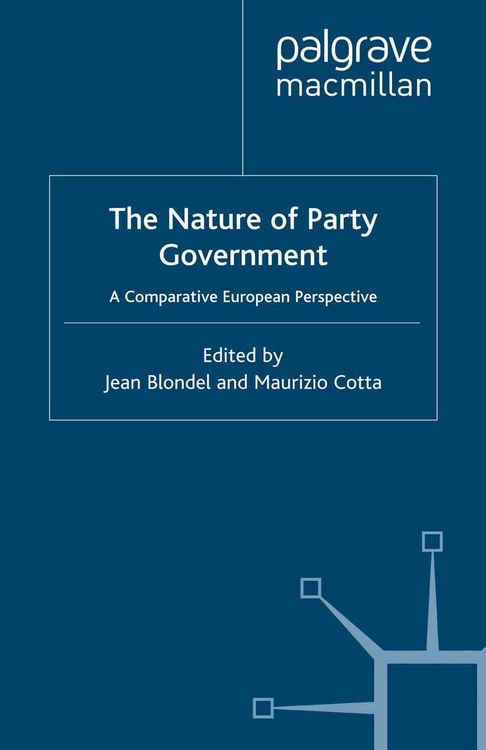 Produktbild: The Nature of Party Government