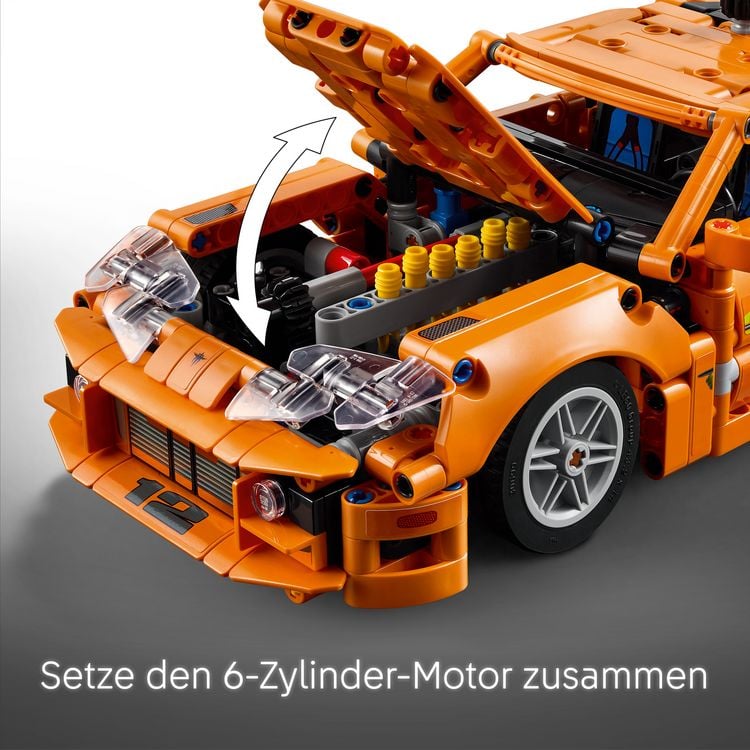 Produktbild: LEGO Technic Fast and Furious Toyota Supra MK4 - Spielzeug Auto 42204