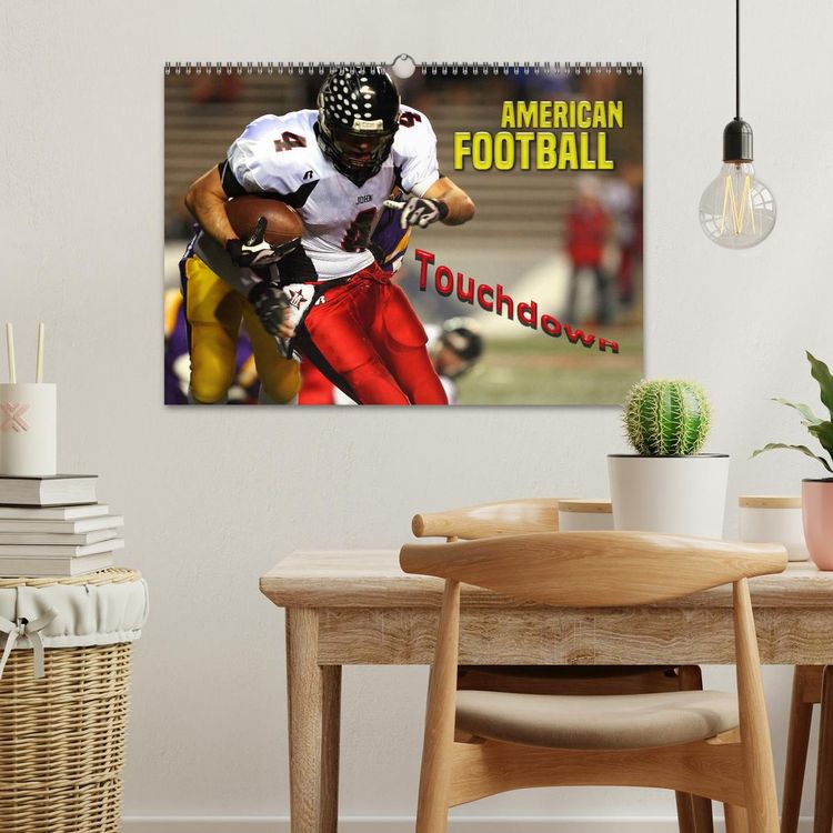 Produktbild: American Football - Touchdown (Wandkalender 2026 DIN A3 quer), CALVENDO Monatskalender