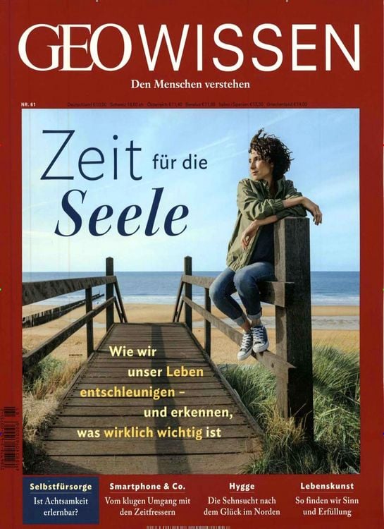 Produktbild: GEO Wissen 61/2018 - Zeit f&uuml;r die Seele