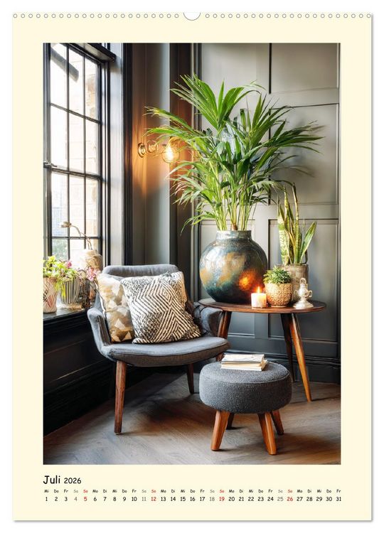 Produktbild: Exquisite Wohnaccessoires. Inspiration f&uuml;r ein stilvolles Zuhause (Wandkalender 2026 DIN A2 hoch), CALVENDO Monatskalender