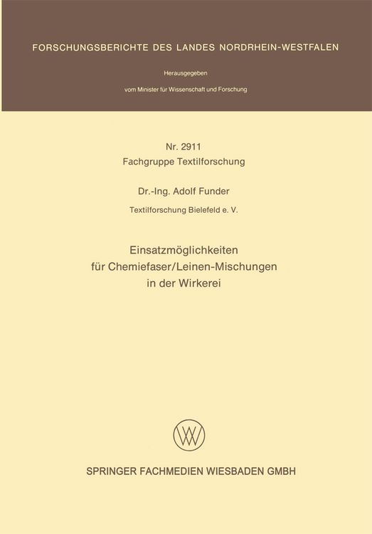 Produktbild: Einsatzm&ouml;glichkeiten f&uuml;r Chemiefaser/Leinen-Mischungen in der Wirkerei