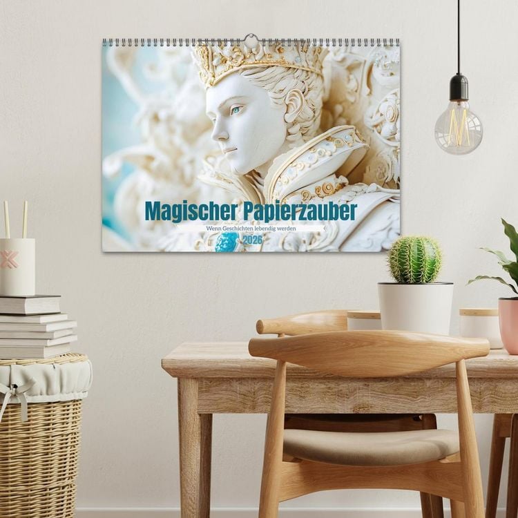 Produktbild: Magischer Papierzauber (Wandkalender 2026 DIN A3 quer), CALVENDO Monatskalender