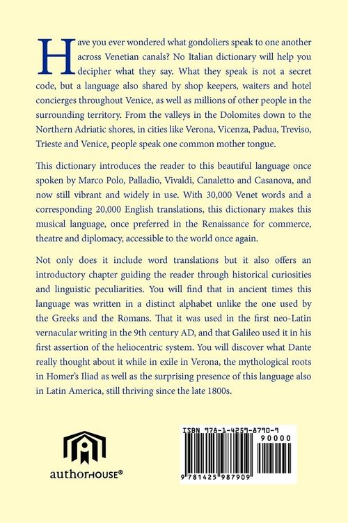 Produktbild: Venetian-English English-Venetian