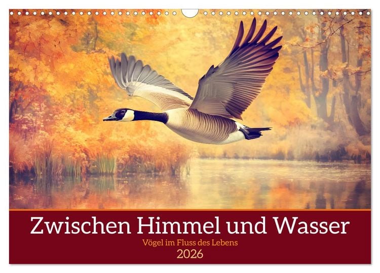 Produktbild: Zwischen Himmel und Wasser (Wandkalender 2026 DIN A3 quer), CALVENDO Monatskalender