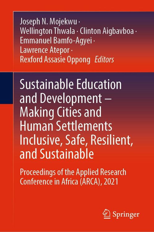 Produktbild: Sustainable Education and Development - Making Cities and Human Settlements Inclusive, Safe, Resilient, and Sustainable