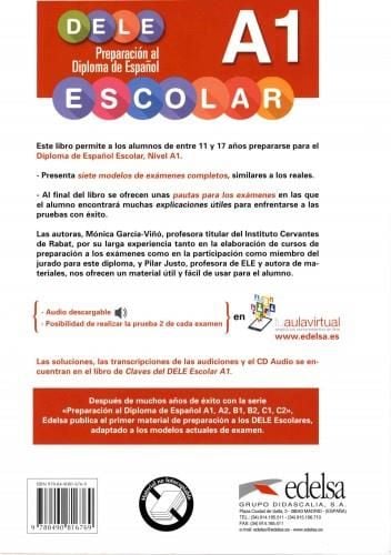 Produktbild: DELE escolar - Preparaci&oacute;n al Diploma de Espa&ntilde;ol - Edici&oacute;n 2015 - A1