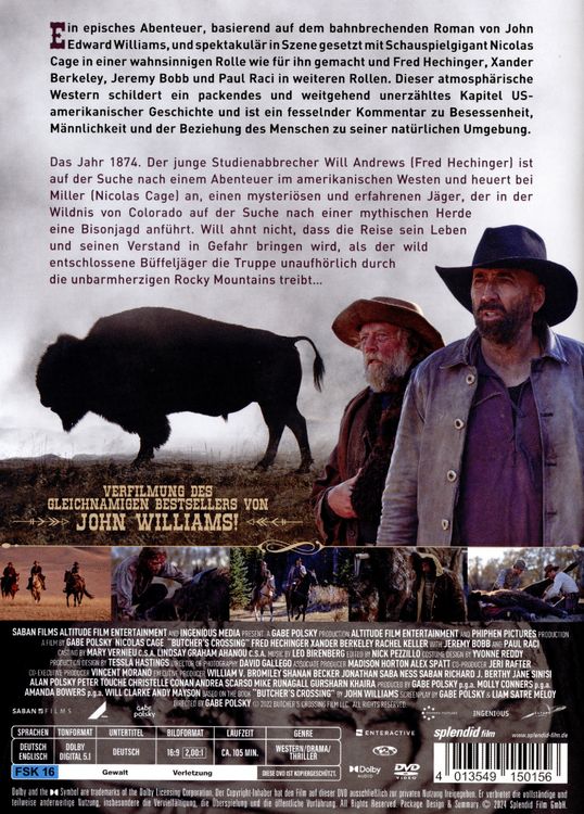 Produktbild: Butcher&acute;s Crossing