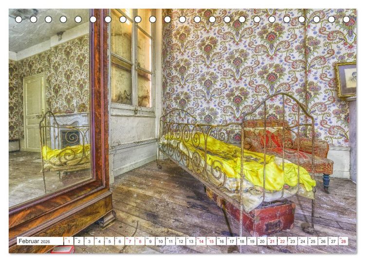 Produktbild: Lost Places - Verlassene R&auml;ume (Tischkalender 2026 DIN A5 quer), CALVENDO Monatskalender
