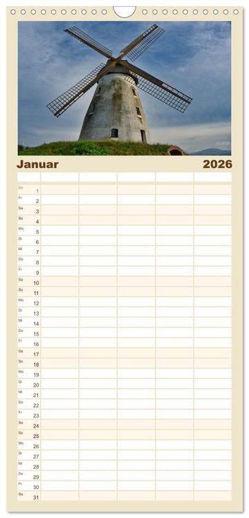 Produktbild: Familienplaner 2026 - Streifzug durch das Weserbergland mit 5 Spalten (Wandkalender, 21 x 45 cm) CALVENDO