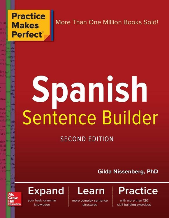 Produktbild: Practice Makes Perfect Spanish Sentence Builder, Second Edition