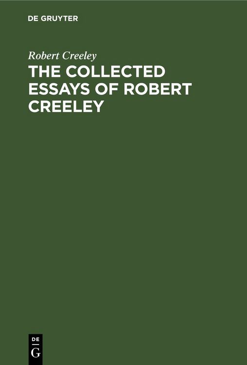 Produktbild: The Collected Essays of Robert Creeley