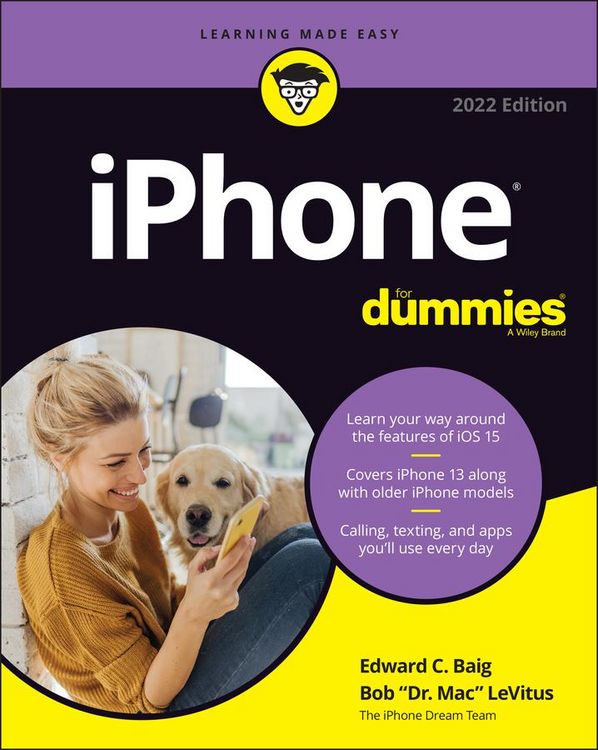 Produktbild: IPhone For Dummies, 2022 Edition