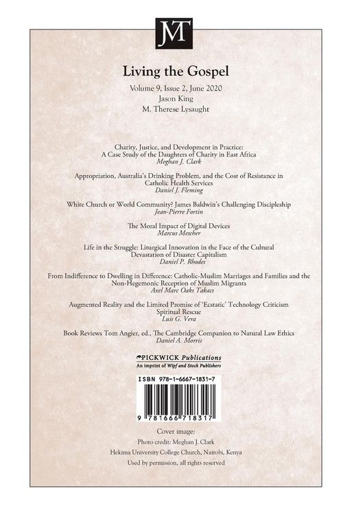 Produktbild: Journal of Moral Theology, Volume 9, Issue 2