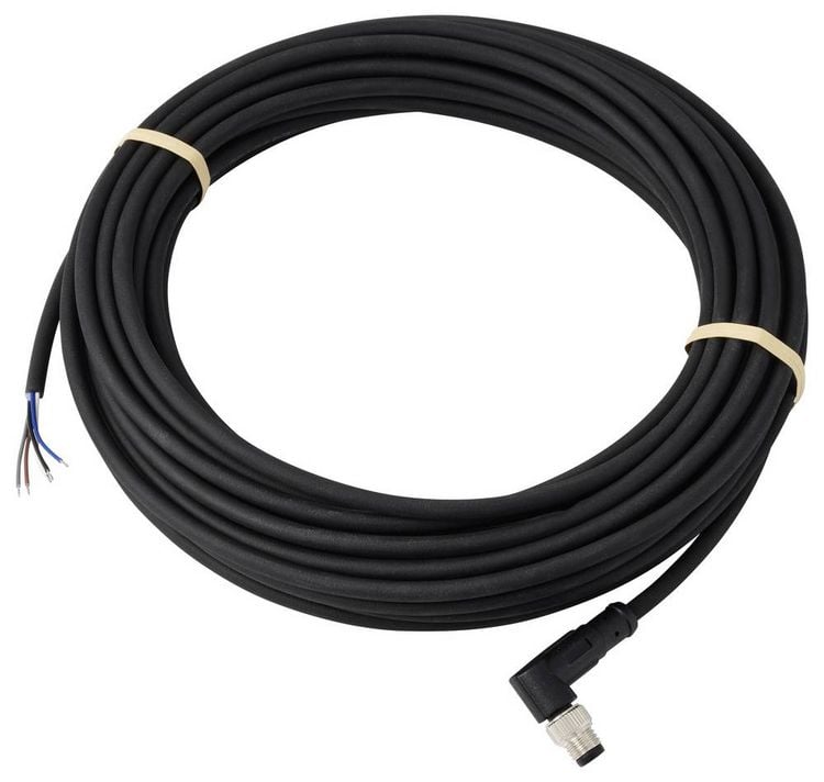 Produktbild: TRU COMPONENTS TC-13751880 Anschlussleitung M8 x 1 Stecker, gewinkelt 10 m Polzahl Sensoren: 5 1 St.