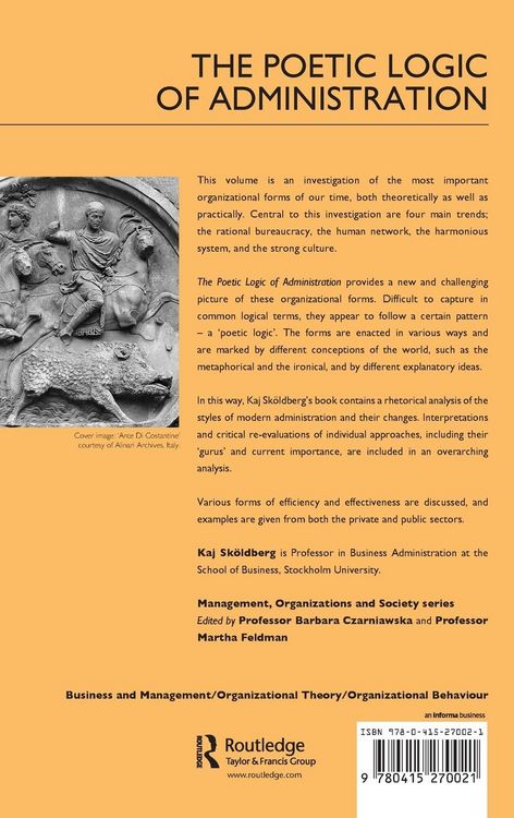 Produktbild: The Poetic Logic of Administration