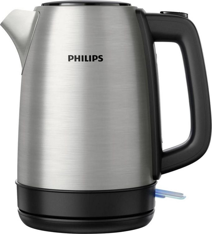 Produktbild: Philips Home HD9350/90 Daily Wasserkocher Edelstahl, Schwarz Fassungsverm&ouml;gen: 1.7 l