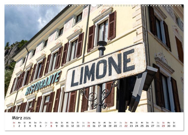 Produktbild: Limone sul Garda - Die Heimat der Zitrone am Gardasee (hochwertiger Premium Wandkalender 2026 DIN A2 quer), Kunstdruck in Hochglanz