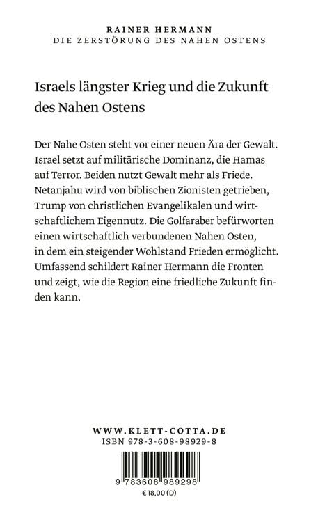 Produktbild: Die Zerst&ouml;rung des Nahen Ostens