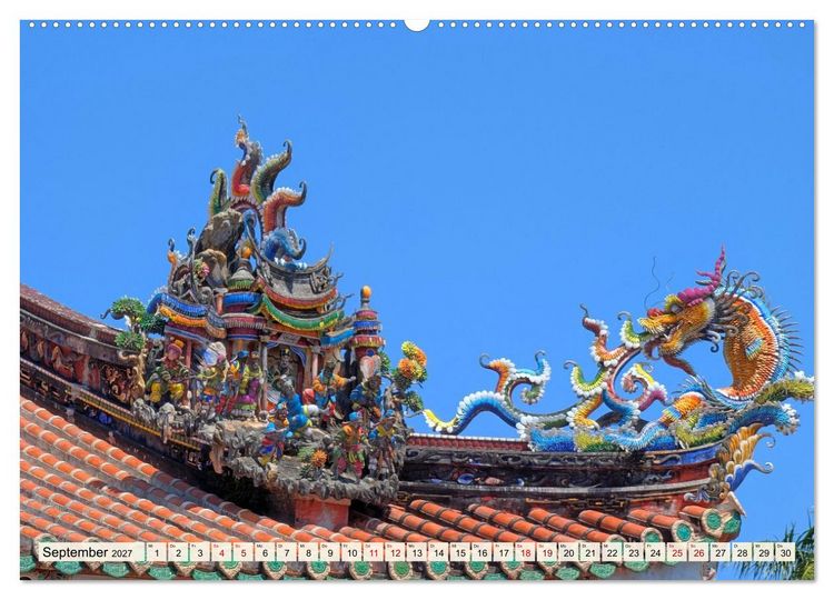 Produktbild: Taipeh &ndash; Tradition trifft Moderne (hochwertiger Premium Wandkalender 2027 DIN A2 quer), Kunstdruck in Hochglanz