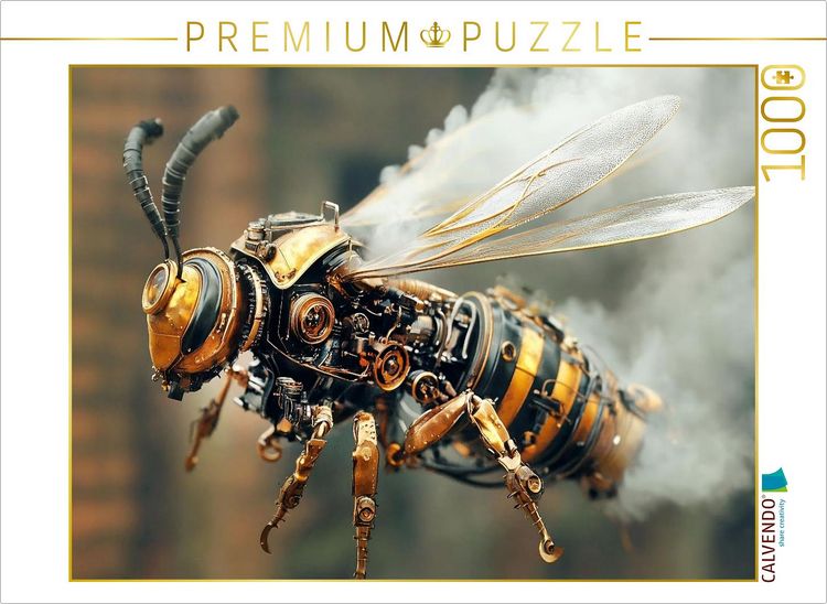 Produktbild: CALVENDO Puzzle Ein Motiv aus dem Kalender "Die fantastische Welt der Steampunk-Insekten" | 1000 Teile Lege-Gr&ouml;&szlig;e 64x48cm Foto-Puzzle f&uuml;r gl&uuml;ckliche S