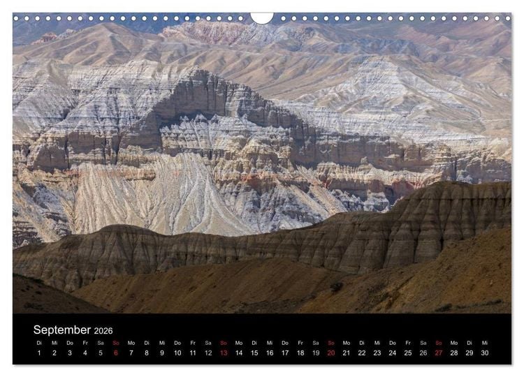 Produktbild: MUSTANG - das verborgene K&ouml;nigreich im Himalaya (Wandkalender 2026 DIN A3 quer), CALVENDO Monatskalender