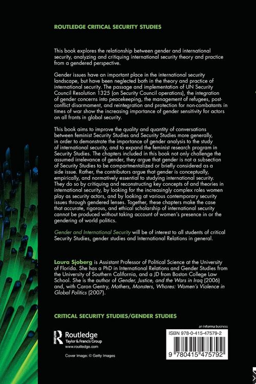 Produktbild: Gender and International Security
