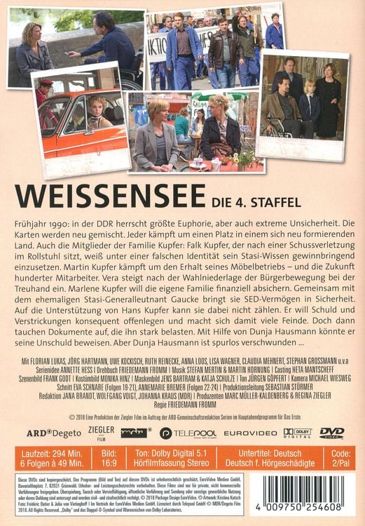 Produktbild: Weissensee - Staffel 4 [2 DVDs]