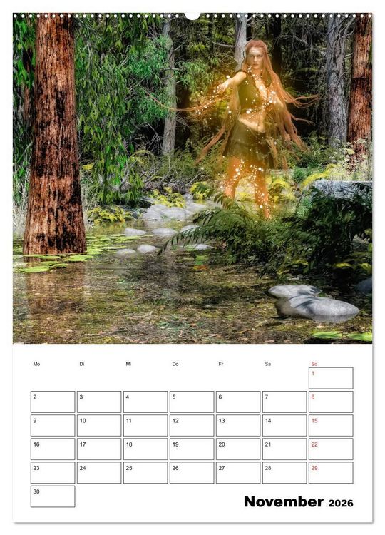 Produktbild: Im Land der imagin&auml;ren Feen (hochwertiger Premium Wandkalender 2026 DIN A2 hoch), Kunstdruck in Hochglanz
