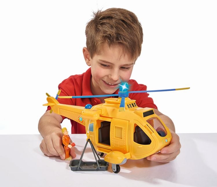 Produktbild: Sam Hubschrauber Wallaby II mit Figur