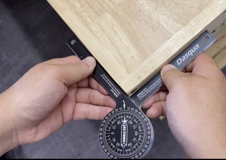 Produktbild: Dasqua 1804-1006 Gehrungss&auml;gen-Winkelmesser 90&deg;