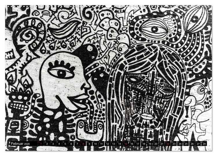 Produktbild: Street art London Michael Jaster (hochwertiger Premium Wandkalender 2026 DIN A2 quer), Kunstdruck in Hochglanz