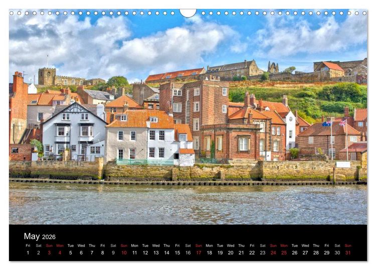 Produktbild: Whitby Harbour (Wall Calendar 2026 DIN A3 landscape), CALVENDO 12 Month Wall Calendar