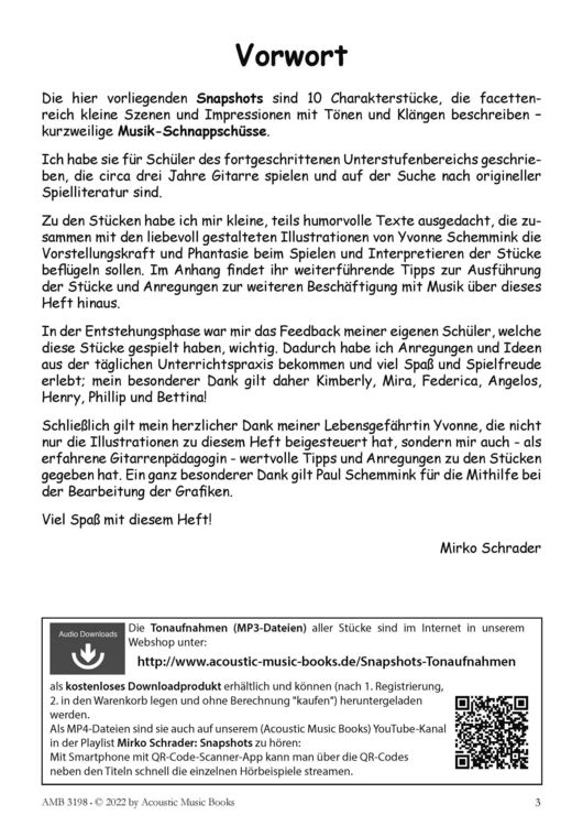 Produktbild: Snapshots f&uuml;r Gitarre.