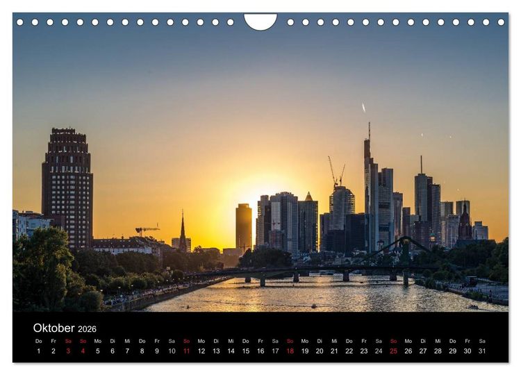 Produktbild: Frankfurt am Main (Wandkalender 2026 DIN A4 quer), CALVENDO Monatskalender