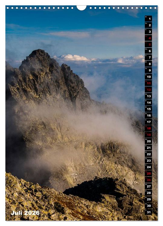 Produktbild: Impressionen aus der Tatra (Wandkalender 2026 DIN A3 hoch), CALVENDO Monatskalender