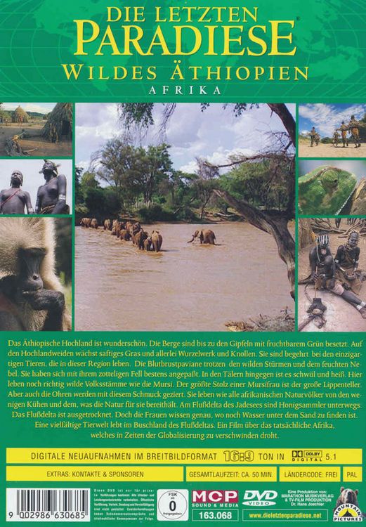 Produktbild: Die letzten Pardiese - Afrika: Wildes &Auml;thiopien