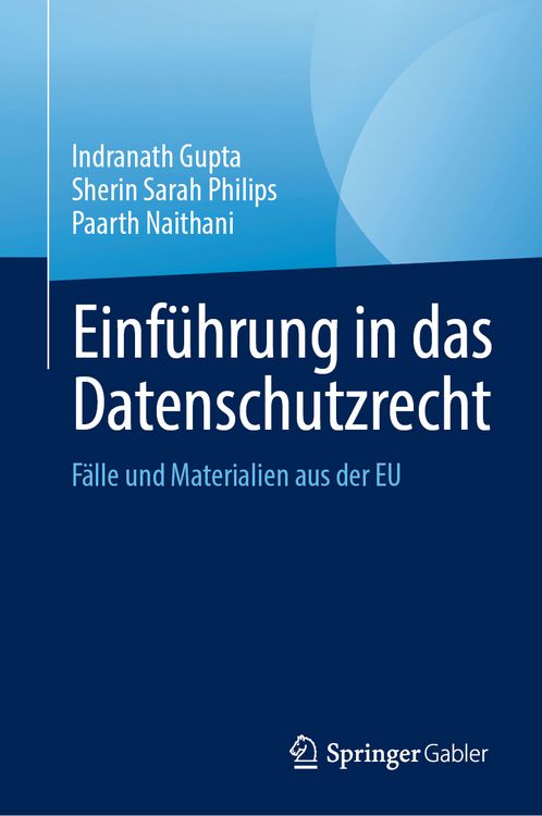 Produktbild: Einf&uuml;hrung in das Datenschutzrecht