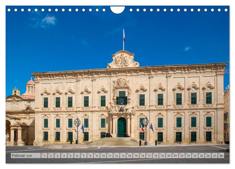 Produktbild: Malta - Wo Geschichte lebendig ist (Wandkalender 2026 DIN A4 quer), CALVENDO Monatskalender